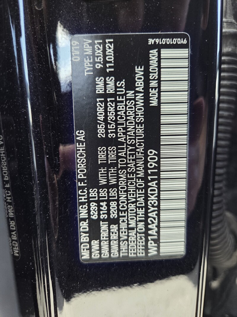 Used 2019 PORSCHE CAYENNE AWD in FT. PIERCE, FLORIDA