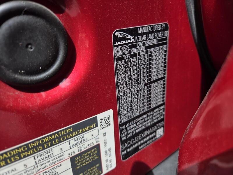 Used 2022 JAGUAR F-PACE P250 AWD S in FT. PIERCE, FLORIDA