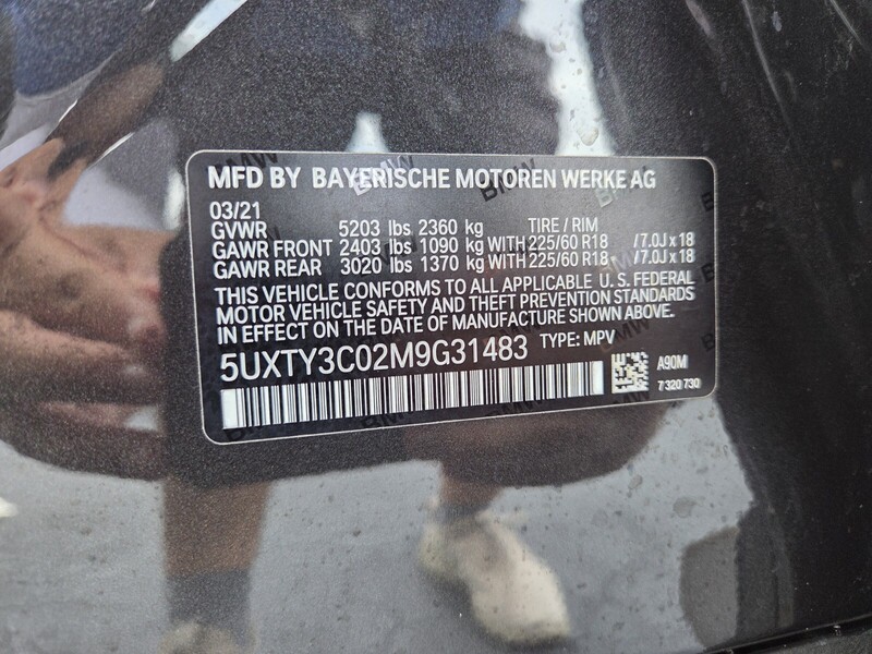 Used 2021 BMW X3 SDRIVE30I SPORTS ACTIVITY VEHICLE in FT. PIERCE, FLORIDA