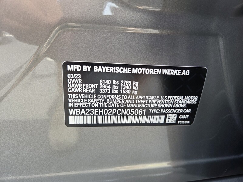 Used 2023 BMW 7 SERIES 740I SEDAN in FT. PIERCE, FLORIDA