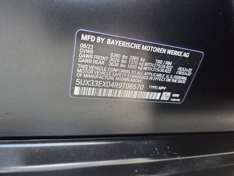 Used 2024 BMW X6 XDRIVE40I SPORTS ACTIVITY COUPE in FT. PIERCE, FLORIDA