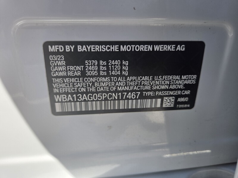 Used 2023 BMW 5 SERIES 530E PLUG-IN HYBRID in FT. PIERCE, FLORIDA