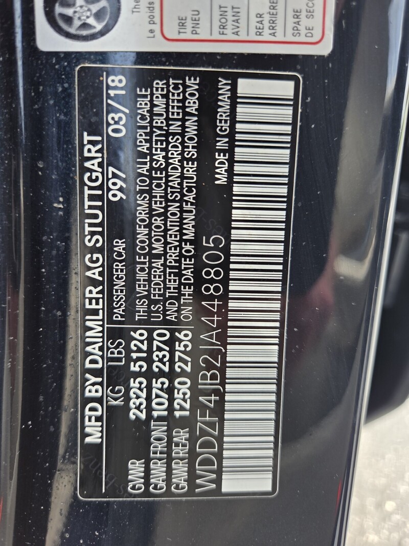Used 2018 MERCEDES-BENZ E-CLASS E 300 RWD SEDAN in FT. PIERCE, FLORIDA