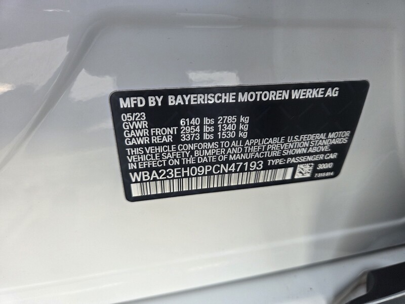 Used 2023 BMW 7 SERIES 740I SEDAN in FT. PIERCE, FLORIDA