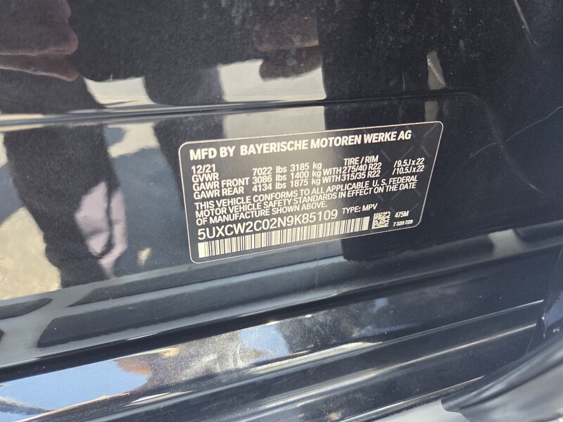 Used 2022 BMW X7 XDRIVE40I SPORTS ACTIVITY VEHICLE in FT. PIERCE, FLORIDA