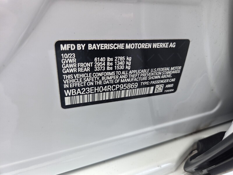 Used 2024 BMW 7 SERIES 740I SEDAN in FT. PIERCE, FLORIDA