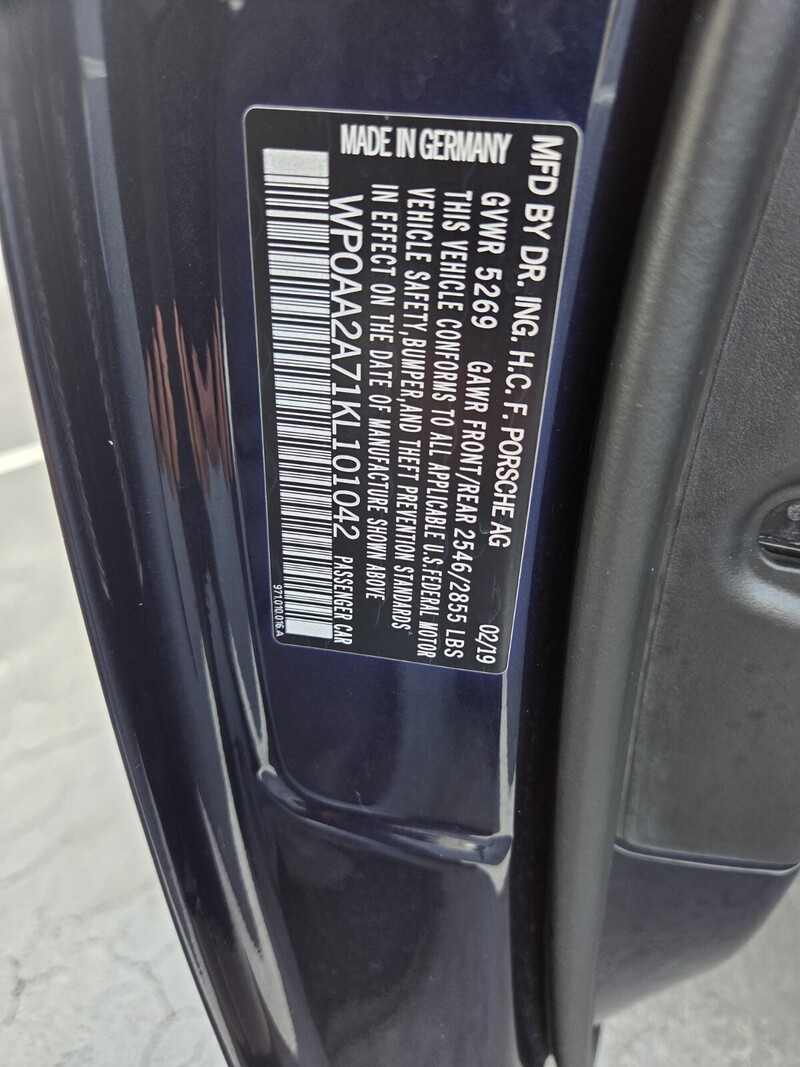 Used 2019 PORSCHE PANAMERA 4 AWD in FT. PIERCE, FLORIDA