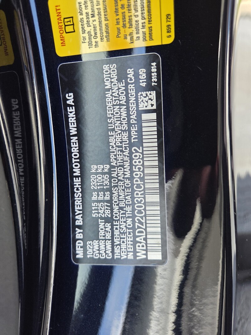 Used 2024 BMW 8 SERIES 840I CONVERTIBLE in FT. PIERCE, FLORIDA