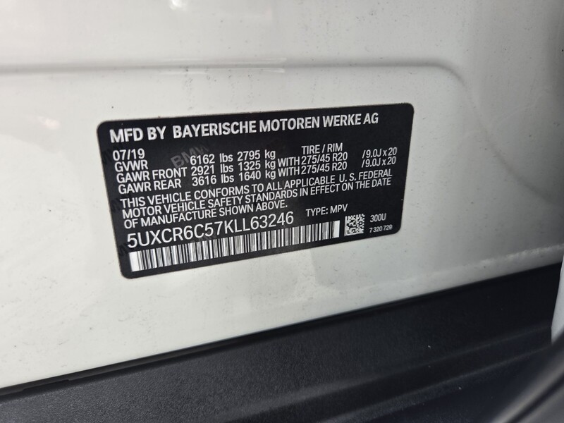 Used 2019 BMW X5 XDRIVE40I SPORTS ACTIVITY VEHICLE in FT. PIERCE, FLORIDA