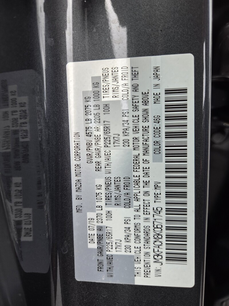 Used 2019 MAZDA CX-5 TOURING FWD in FT. PIERCE, FLORIDA