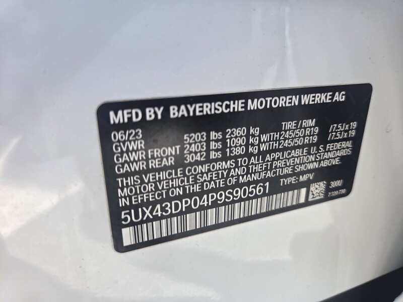 Used 2023 BMW X3 SDRIVE30I SPORTS ACTIVITY VEHICLE in FT. PIERCE, FLORIDA