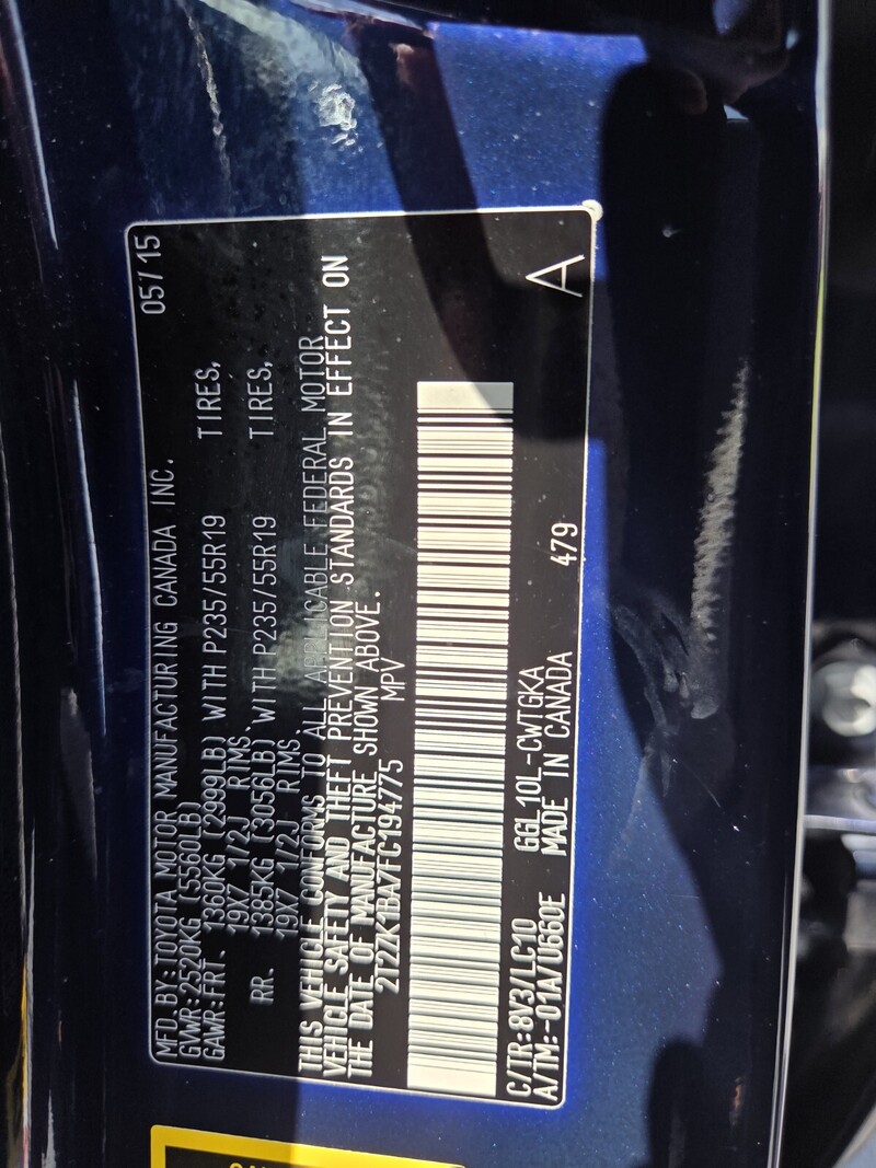 Used 2015 LEXUS RX350 FWD 4DR in FT. PIERCE, FLORIDA
