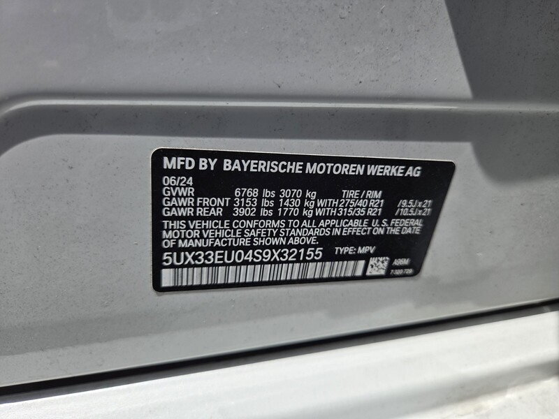 Used 2025 BMW X5 M60I SPORTS ACTIVITY VEHICLE in FT. PIERCE, FLORIDA