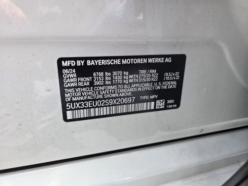 Used 2025 BMW X5 M60I SPORTS ACTIVITY VEHICLE in FT. PIERCE, FLORIDA