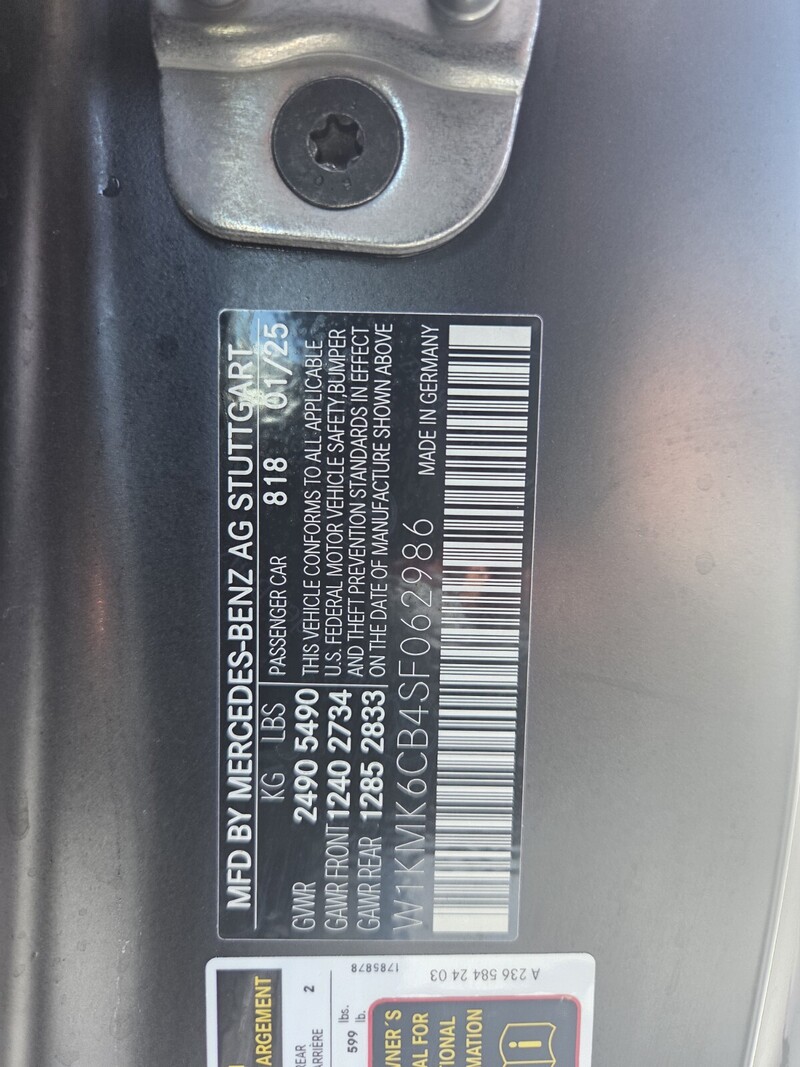 Used 2025 MERCEDES-BENZ CLE AMG CLE 53 4MATIC+ CABRIOLET in FT. PIERCE, FLORIDA