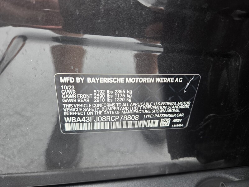 Used 2024 BMW 5 SERIES 530I SEDAN in FT. PIERCE, FLORIDA