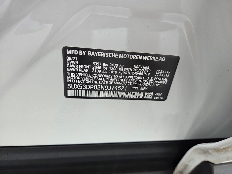 Used 2022 BMW X3 XDRIVE30I SPORTS ACTIVITY VEHICLE in FT. PIERCE, FLORIDA