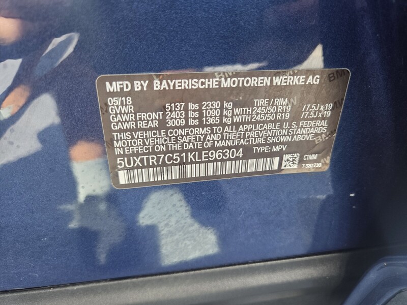 Used 2019 BMW X3 SDRIVE30I SPORTS ACTIVITY VEHICLE in FT. PIERCE, FLORIDA