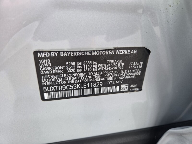 Used 2019 BMW X3 XDRIVE30I SPORTS ACTIVITY VEHICLE in FT. PIERCE, FLORIDA