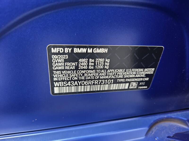 Used 2024 BMW M3 COMPETITION XDRIVE SEDAN in FT. PIERCE, FLORIDA
