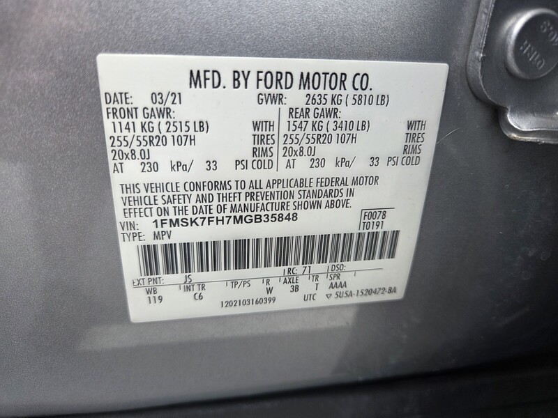 Used 2021 FORD EXPLORER LIMITED RWD in FT. PIERCE, FLORIDA