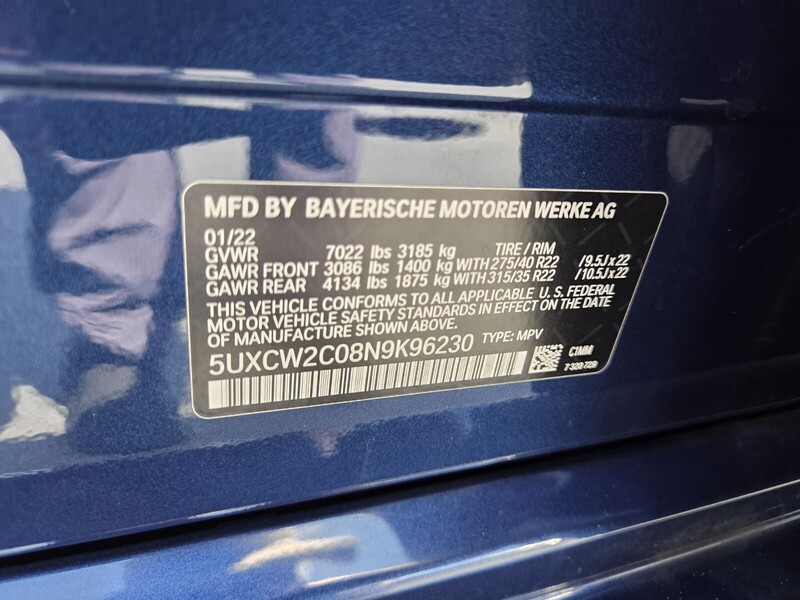 Used 2022 BMW X7 XDRIVE40I SPORTS ACTIVITY VEHICLE in FT. PIERCE, FLORIDA