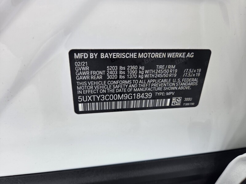 Used 2021 BMW X3 SDRIVE30I SPORTS ACTIVITY VEHICLE in FT. PIERCE, FLORIDA