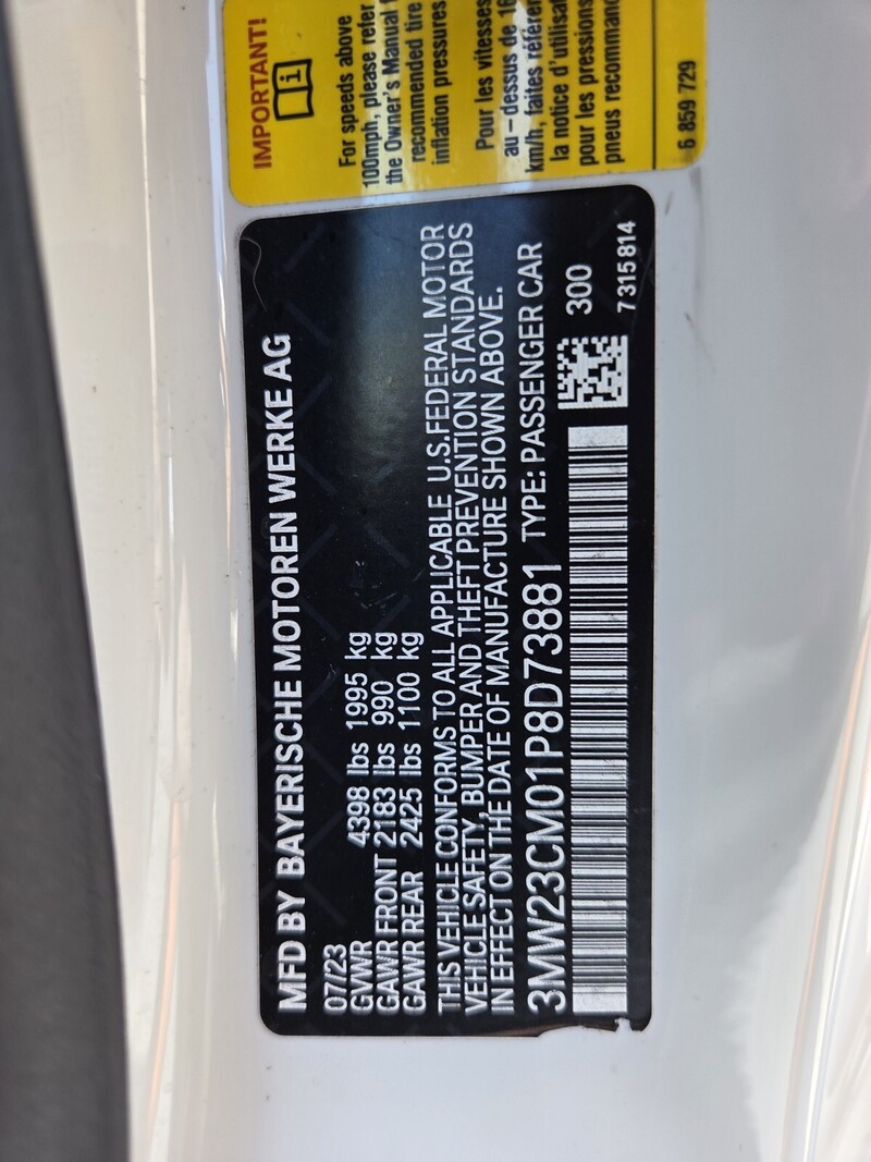 Used 2023 BMW 2 SERIES 230I COUPE in FT. PIERCE, FLORIDA