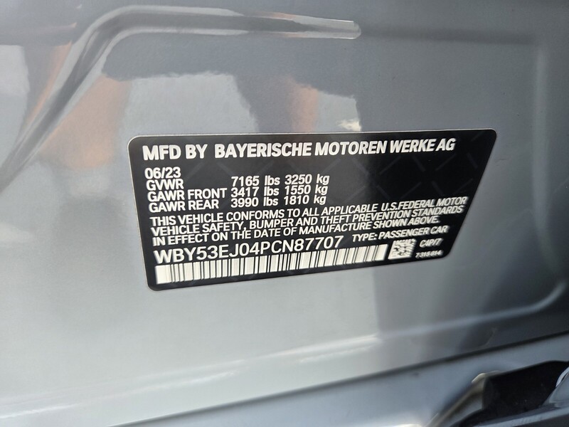 Used 2023 BMW I7 XDRIVE60 SEDAN in FT. PIERCE, FLORIDA