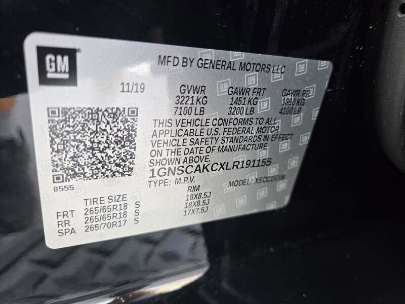 Used 2020 CHEVROLET TAHOE 2WD 4DR LS in FT. PIERCE, FLORIDA