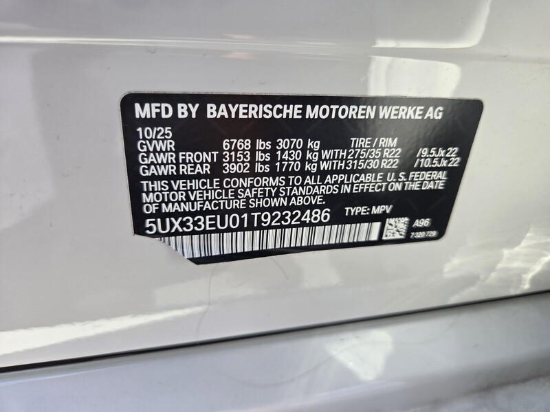 Used 2026 BMW X5 M60I SPORTS ACTIVITY VEHICLE in FT. PIERCE, FLORIDA