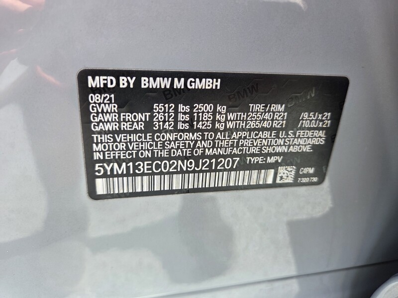 Used 2022 BMW X3 M SPORTS ACTIVITY VEHICLE in FT. PIERCE, FLORIDA