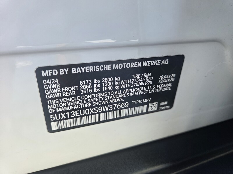 Used 2025 BMW X5 SDRIVE40I SPORTS ACTIVITY VEHICLE in FT. PIERCE, FLORIDA