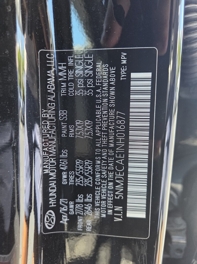 Used 2022 HYUNDAI TUCSON LIMITED AWD in FT. PIERCE, FLORIDA