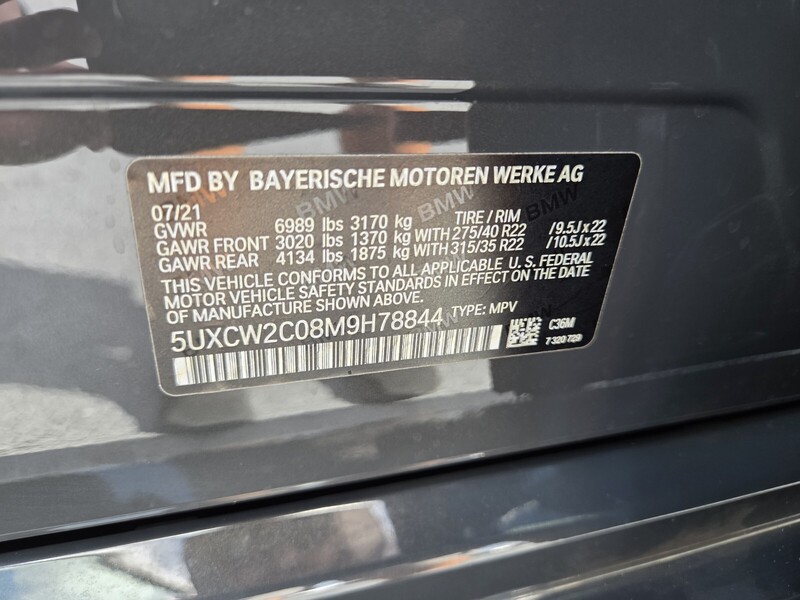 Used 2021 BMW X7 XDRIVE40I SPORTS ACTIVITY VEHICLE in FT. PIERCE, FLORIDA