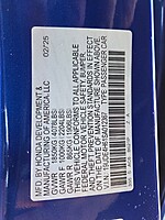 Used 2025 ACURA INTEGRA W/A-SPEC TECHNOLOGY PACKAGE in FT. PIERCE, FLORIDA (Photo 1)