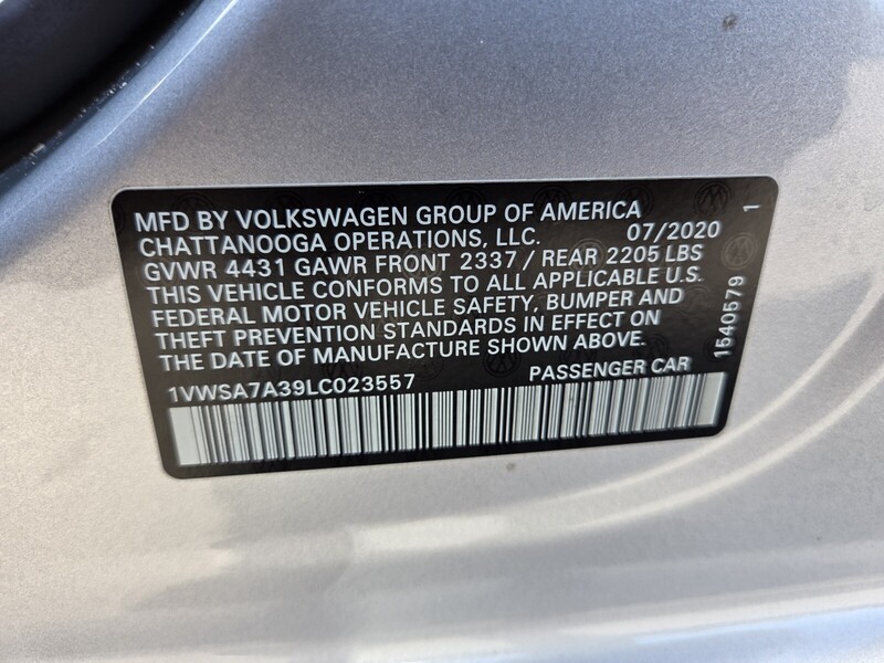 Used 2020 Volkswagen Passat 2.0T SE in FT. PIERCE, FLORIDA