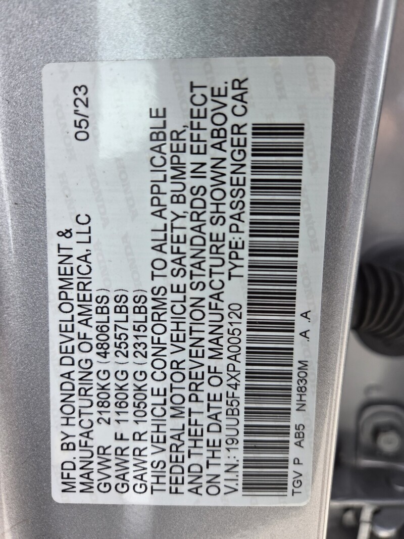 Used 2023 ACURA TLX W/TECHNOLOGY PACKAGE in FT. PIERCE, FLORIDA