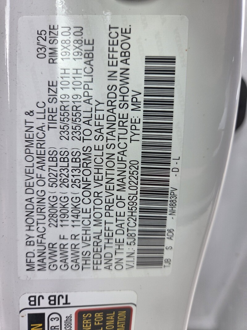 Used 2025 ACURA RDX W/TECHNOLOGY PACKAGE in FT. PIERCE, FLORIDA