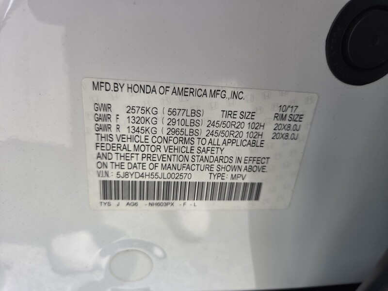 Used 2018 ACURA MDX W/TECHNOLOGY PKG in FT. PIERCE, FLORIDA