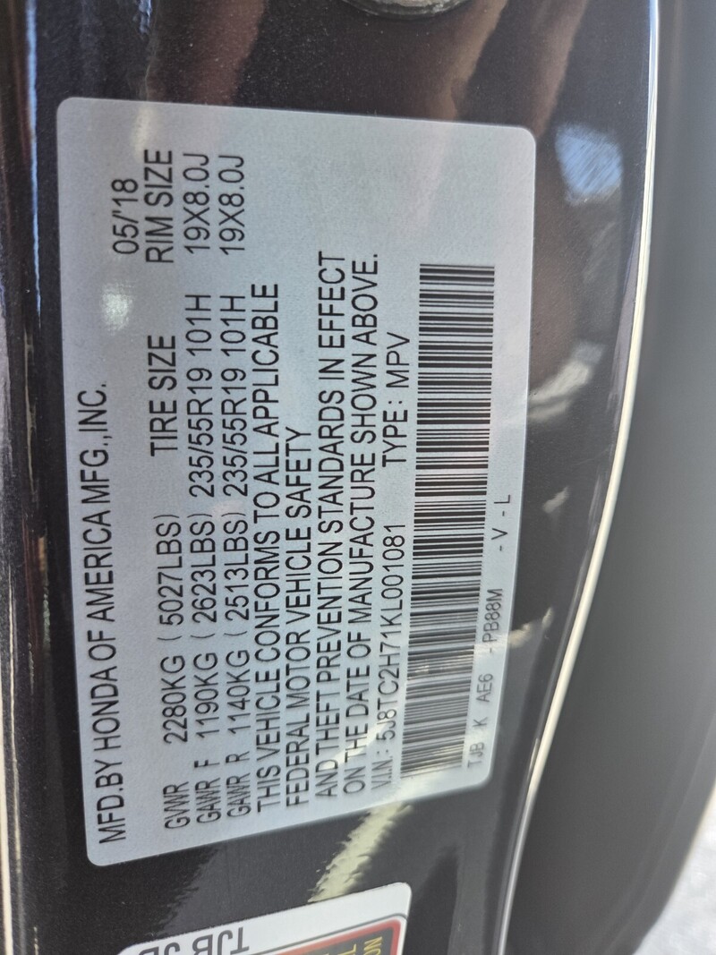 Used 2019 ACURA RDX w/Advance Pkg in FT. PIERCE, FLORIDA