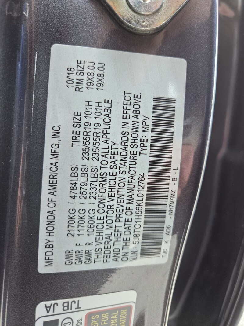 Used 2019 ACURA RDX W/TECHNOLOGY PKG in FT. PIERCE, FLORIDA