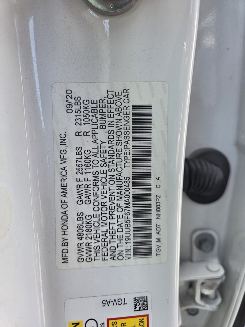Used 2021 ACURA TLX W/ADVANCE PACKAGE in FT. PIERCE, FLORIDA