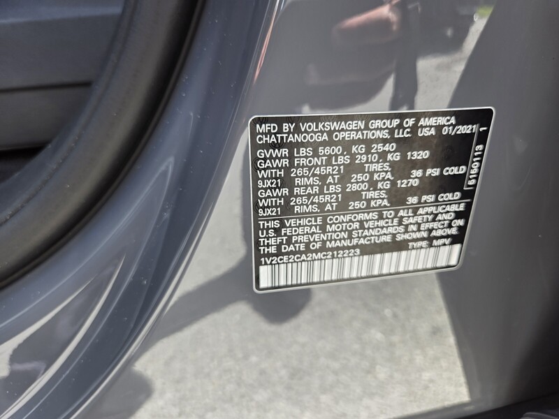 Used 2021 Volkswagen Atlas Cross Sport 3.6L V6 SEL R-LINE in FT. PIERCE, FLORIDA