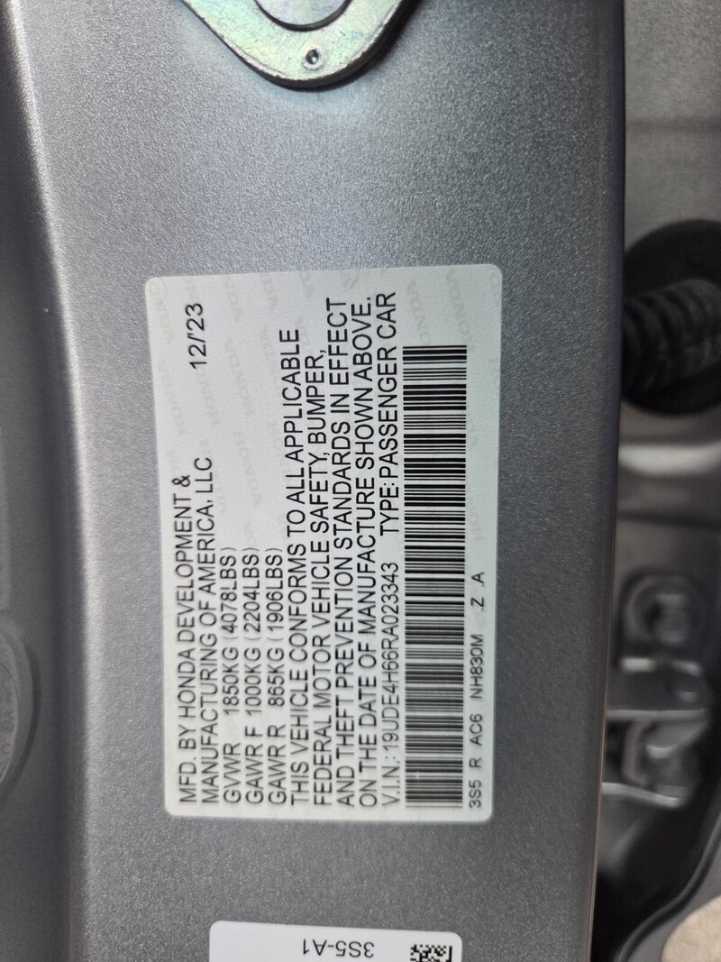 Used 2024 ACURA INTEGRA W/A-SPEC TECHNOLOGY PACKAGE in FT. PIERCE, FLORIDA