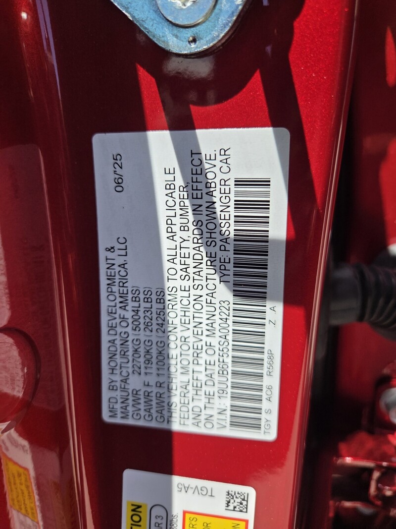 Used 2025 ACURA TLX W/A-SPEC PACKAGE in FT. PIERCE, FLORIDA
