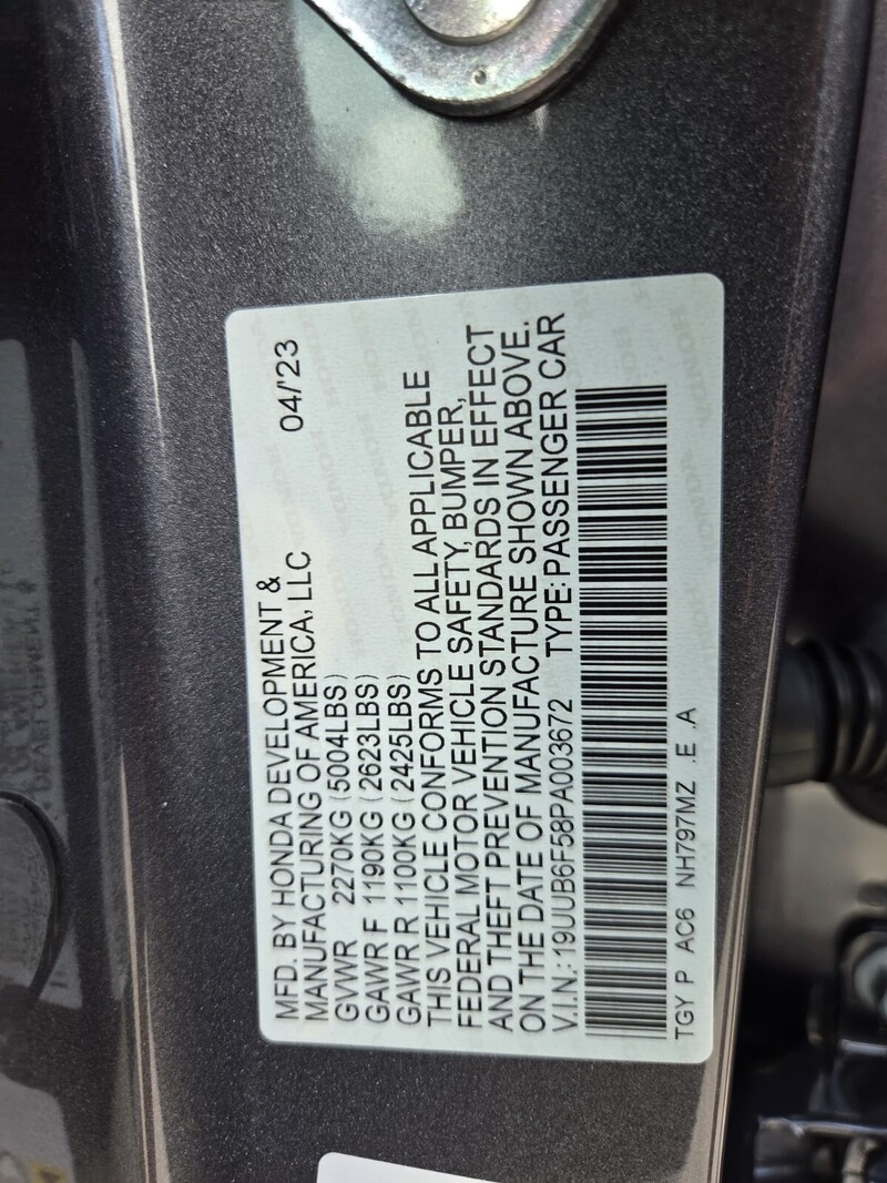 Used 2023 ACURA TLX W/A-SPEC PACKAGE in FT. PIERCE, FLORIDA