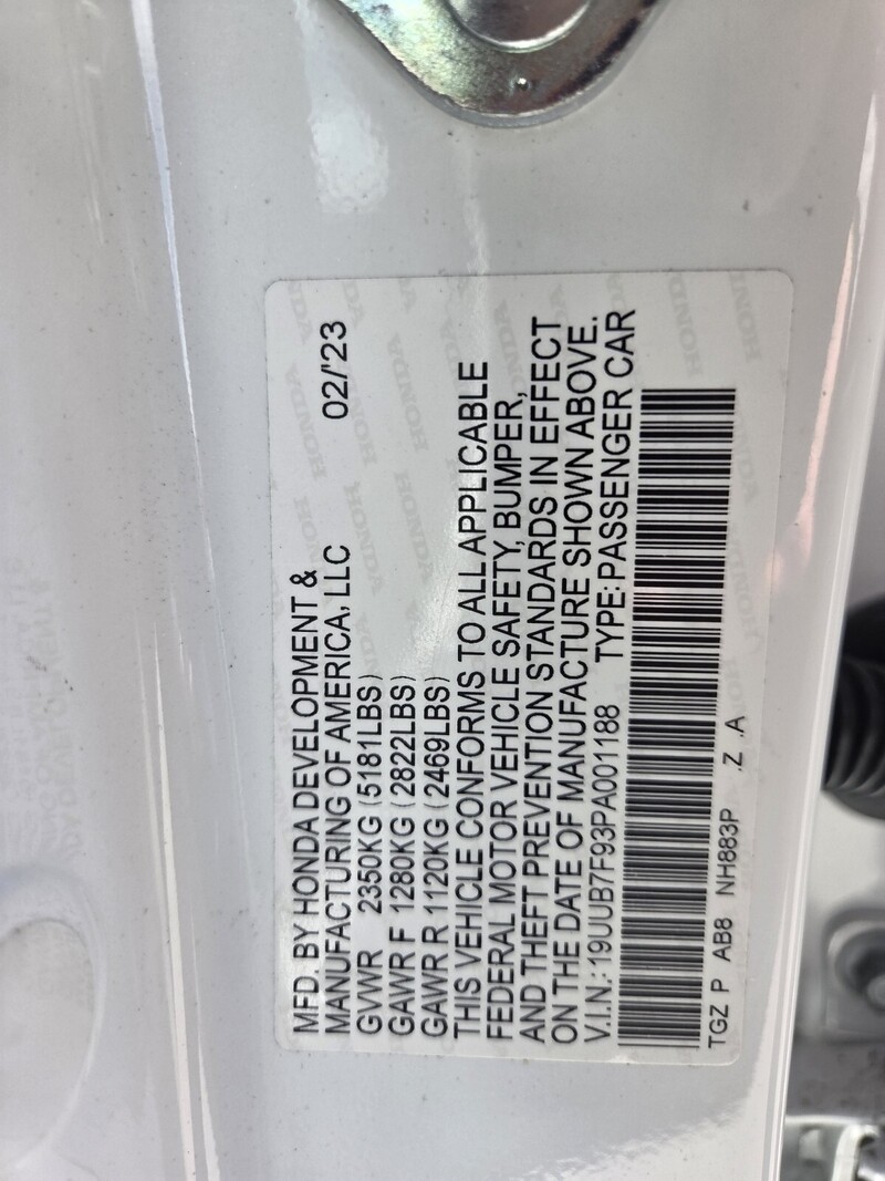Used 2023 ACURA TLX TYPE S W/PERFORMANCE TIRE in FT. PIERCE, FLORIDA