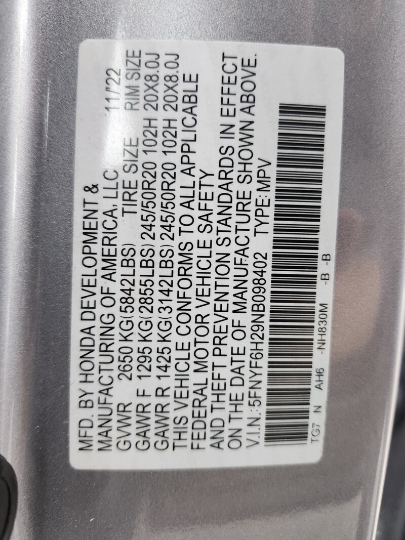 Used 2022 Honda Pilot Special Edition in FT. PIERCE, FLORIDA