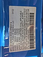 Used 2022 Honda Civic Hatchback SPORT TOURING in FT. PIERCE, FLORIDA (Photo 1)